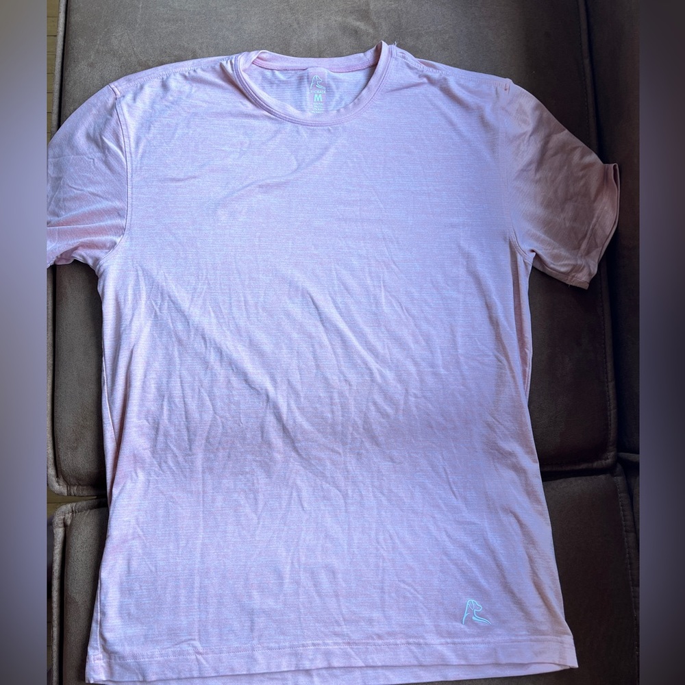 Salmon pink The Azalea Rhoback golfing polo
